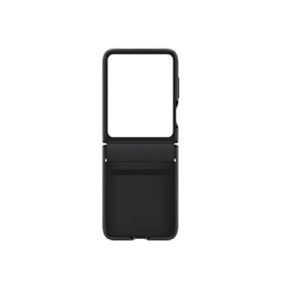 For Samsung Galaxy Z Flip 6 Ultra Thin Leather Case Black-www.firsthelptech.ie