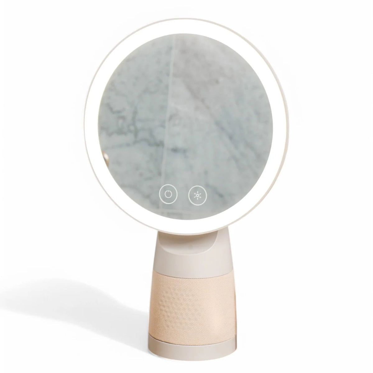 Glow Plus Beauty Ring Light Mirror & Bluetooth Speaker