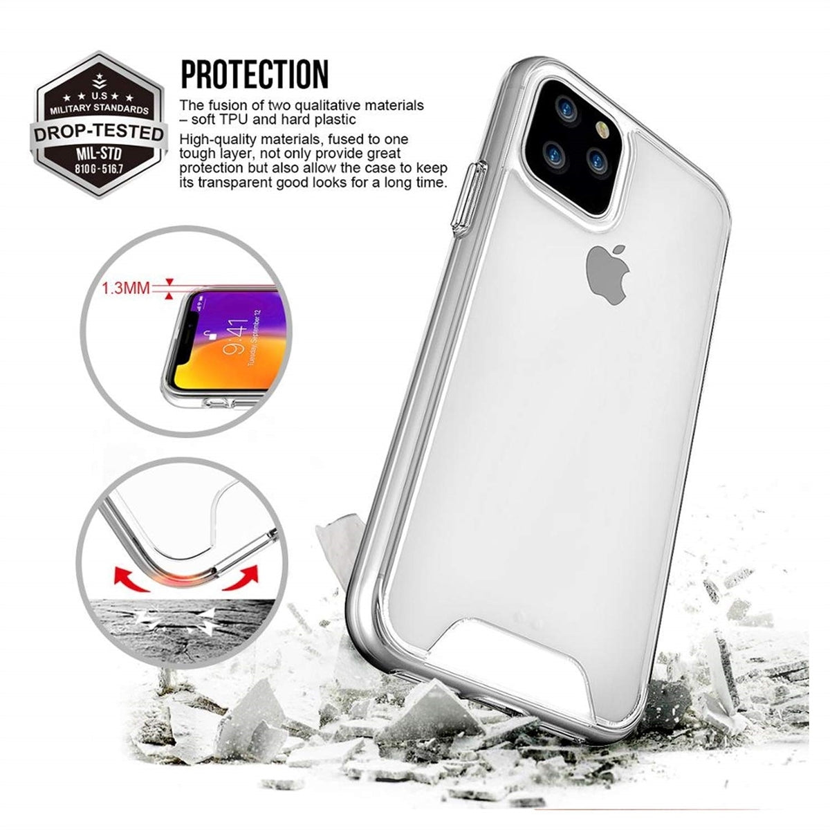 For Samsung Galaxy S23 FE 5G Space Collection Ultra Shockproof Transparent Gel Case