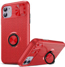 For Apple iPhone 14 Pro Max Autofocus Slide Camera Cover Ring Case Red