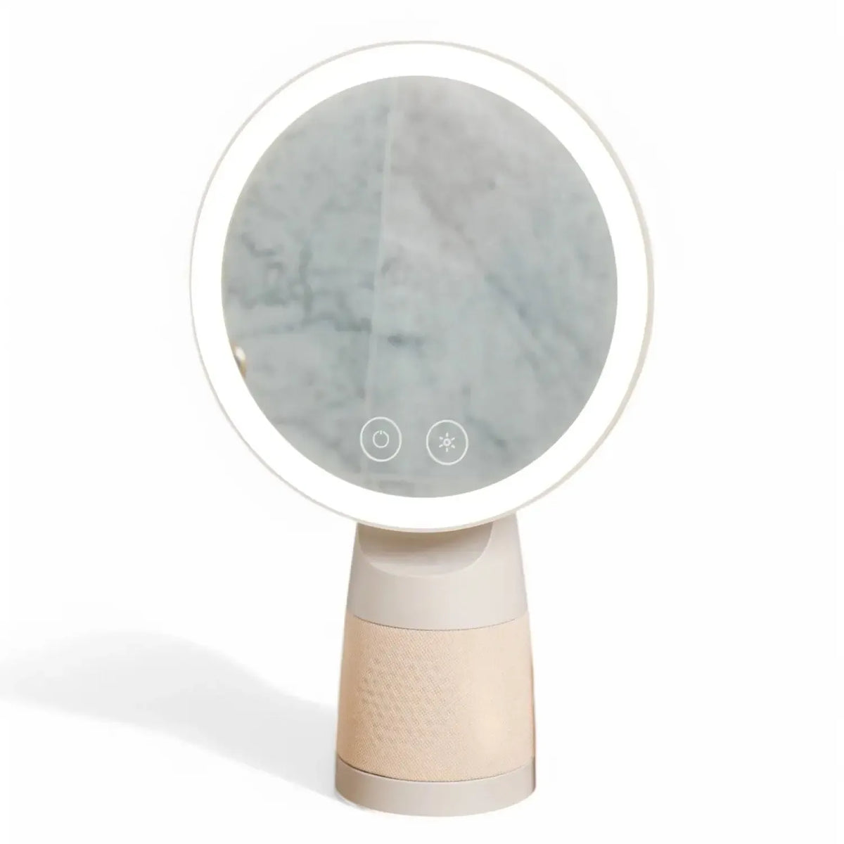 Glow Plus Beauty Ring Light Mirror & Bluetooth Speaker