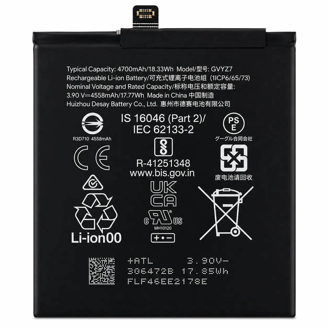 Google Pixel 9 Original Battery GVYZ7 4700mAh | G949-00975-00
