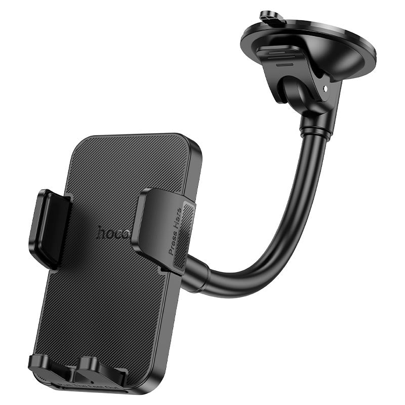 Hoco H38 Cheetah Flexible Windshield Car Holder Black-www.firsthelptech.ie