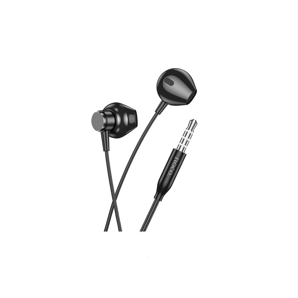 Hoco M125 Smart Metal Universal Earphones with Mic Black-www.firsthelptech.ie