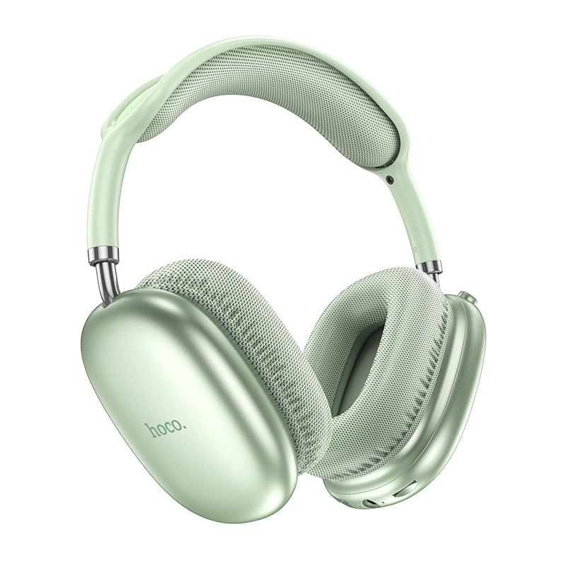 Hoco W35 Free 40h Wireless BT Built-in MP3 Headphone Green-www.firsthelptech.ie