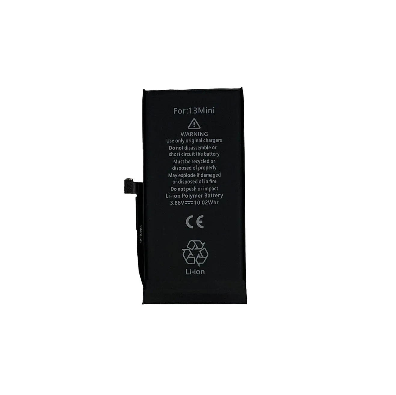 High Capacity Battery Replacement For Apple iPhone 13 Mini - 2580mAh