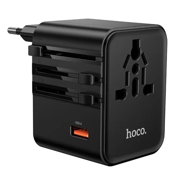 Hoco AC31 Changer 3-Port PD25W 2C1A Universal Charger Black