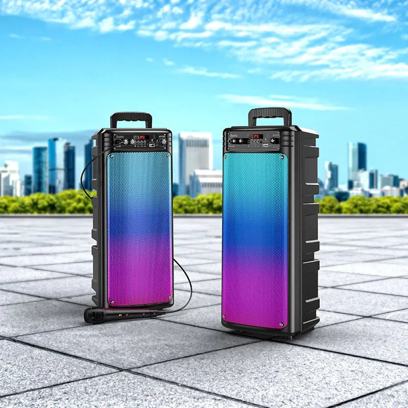 Hoco BS52 Full Board Light Dual 6.5 inch Bluetooth Speaker