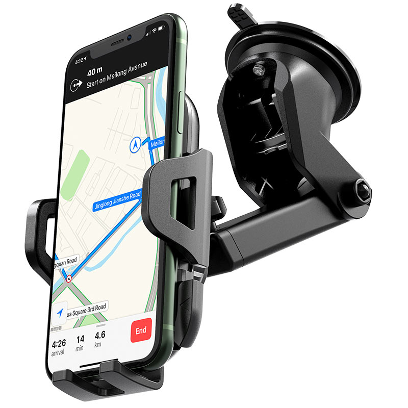 Hoco CA76 Touareg One-Touch Console In-Car Dash Phone Holder Black