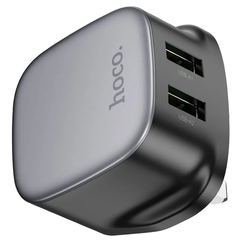 Hoco CS31B Ray Dual Port Charger Black