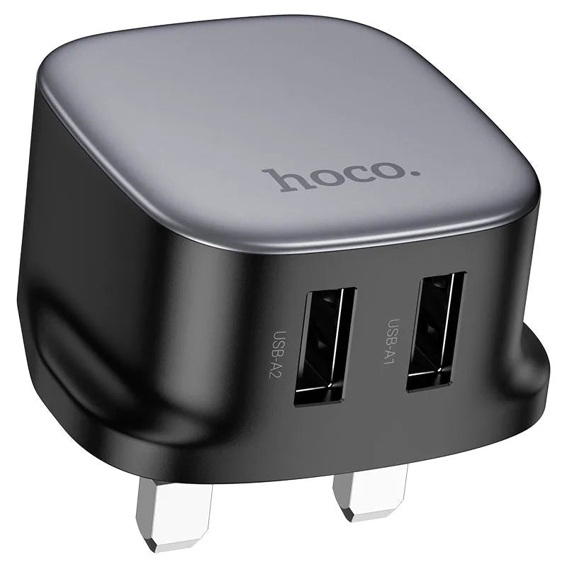 Hoco CS31B Ray Dual Port Charger Black