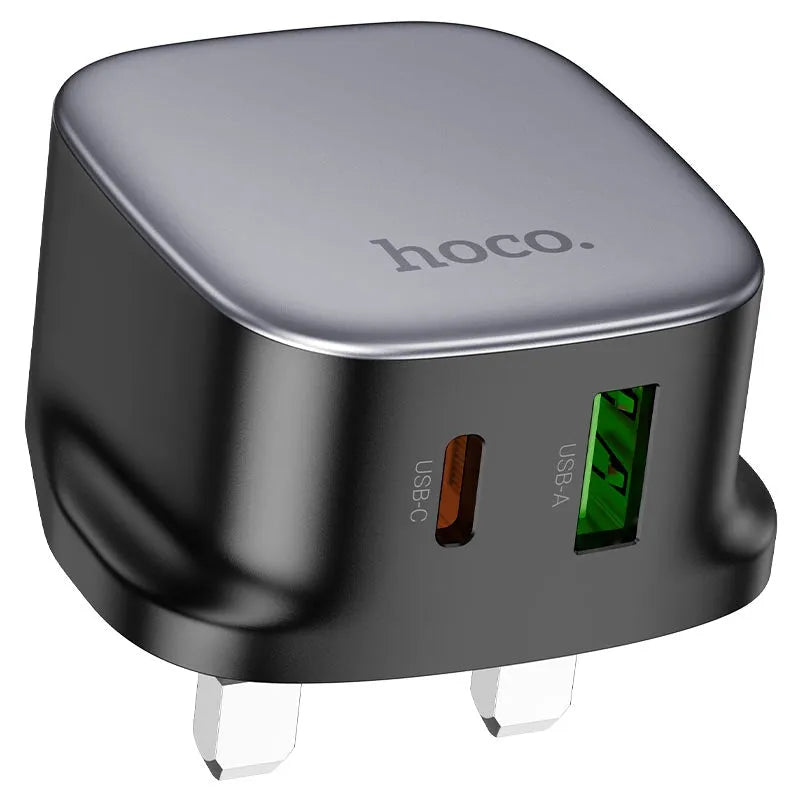 Hoco CS32B PD20W+QC3.0 Charger Dual Port Black