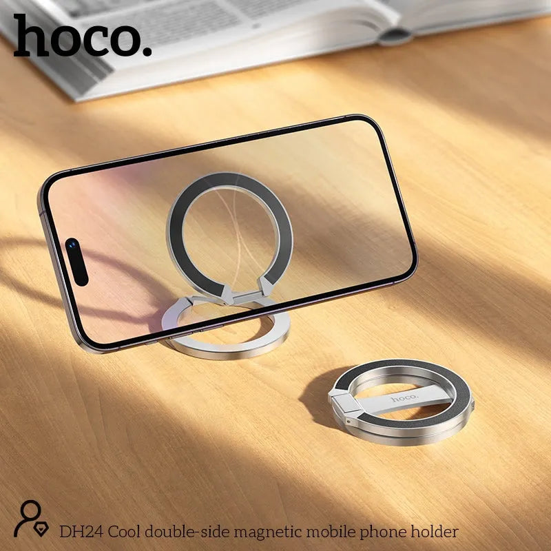Hoco DH24 Cool Double-Side Magsafe Mobile Phone Holder Silver