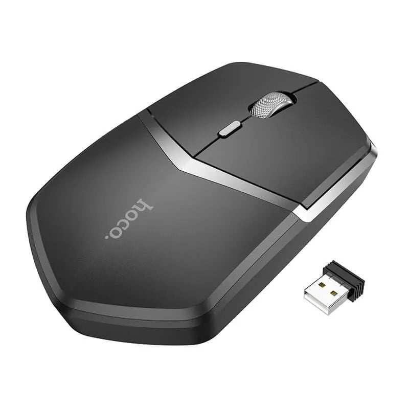 Hoco DI33 Cool 2.4G Robot Wireless Mouse Black