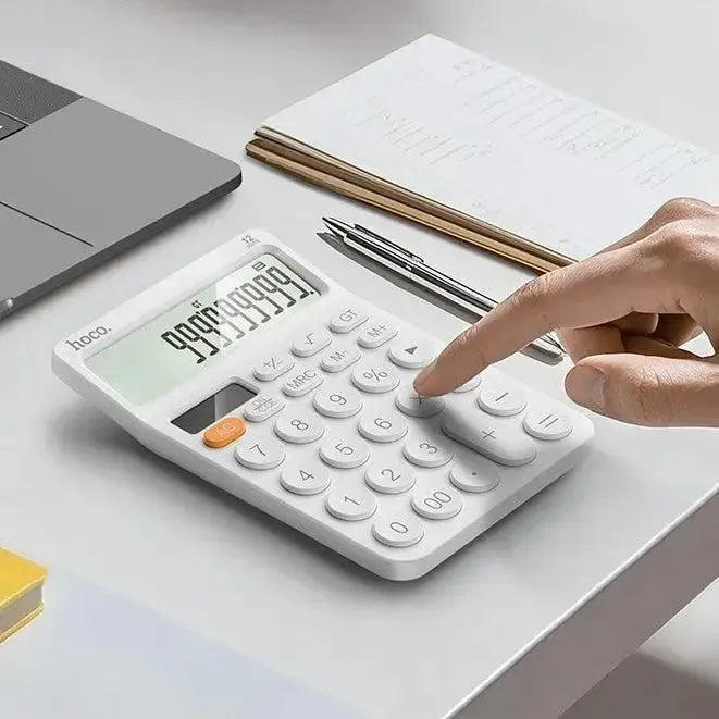 Hoco DI83 Cooper Electronic Calculator White