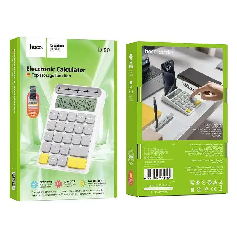 Hoco DI90 Cooper Electronic Calculator White