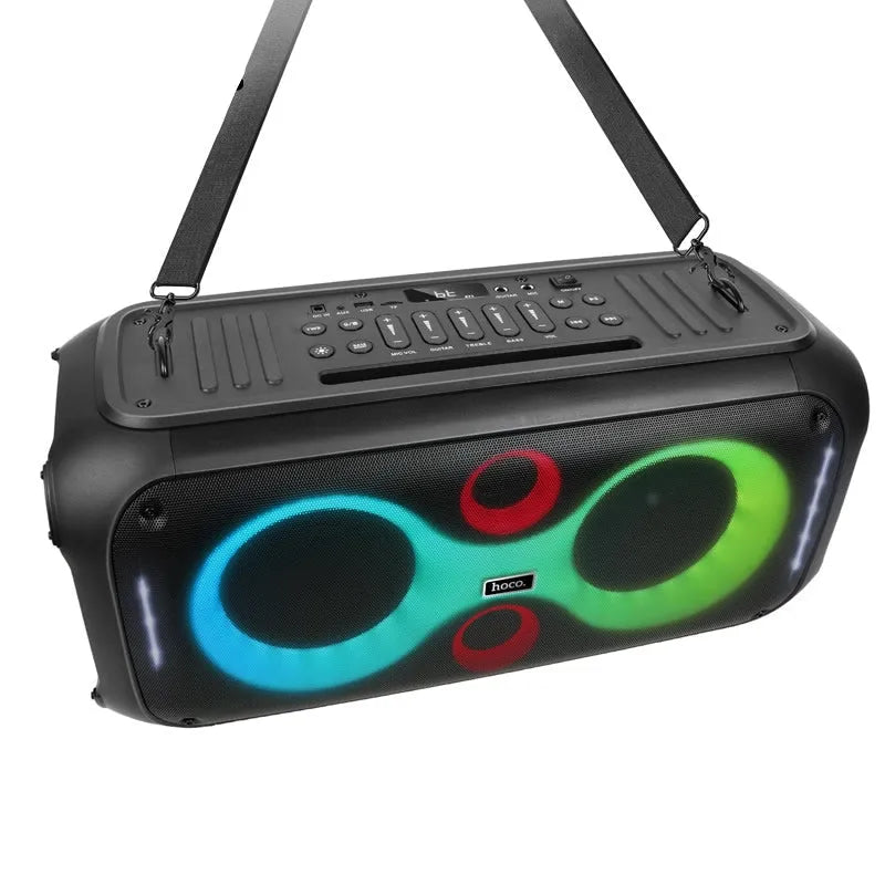 Hoco DS50 Magnificent Dual 6.5" LED BT Heavy Bass Speaker