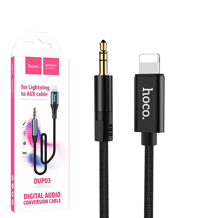 Hoco DUP03 Digital Audio Conversion Cable For iPhone To AUX