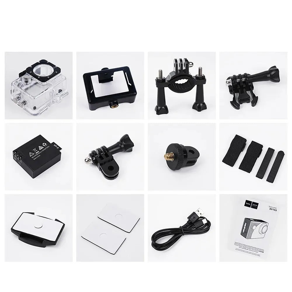 Hoco DV100 Full HD 1080P Sports Camera With 2" Screen Black