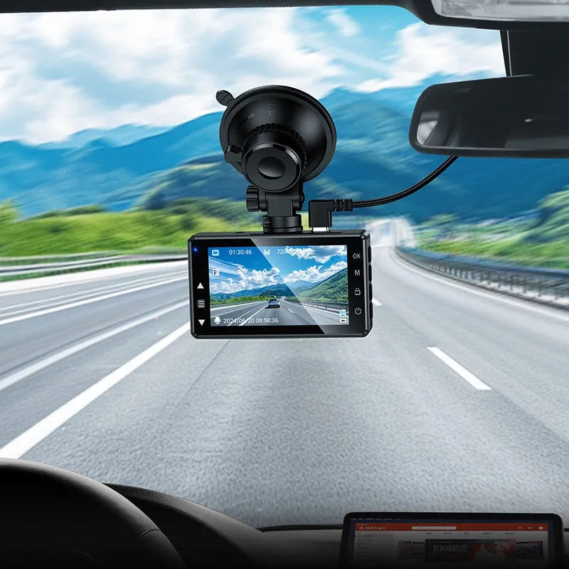 Hoco DV14 3-inch Screen Display Driving Recorder 720P Gray