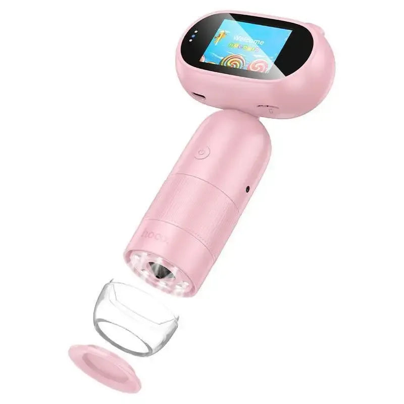 Hoco DV206 Children HD Display Microscope Pink