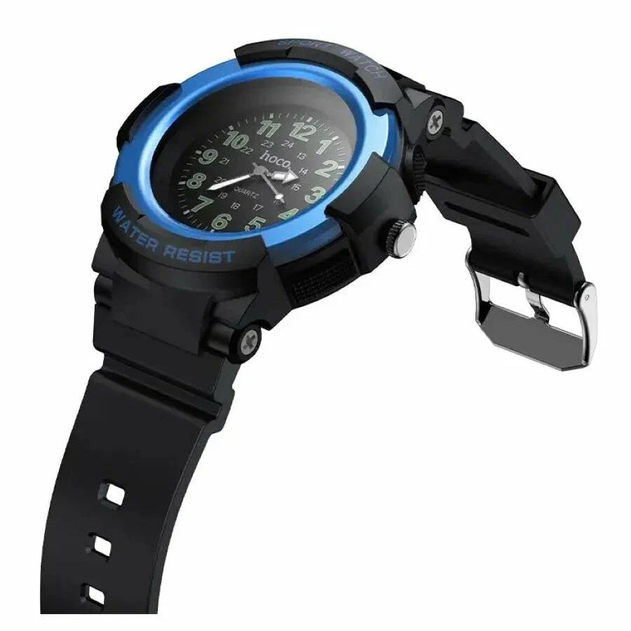 Hoco E112 Kids Quartz Anti-Lost Device Watch Black