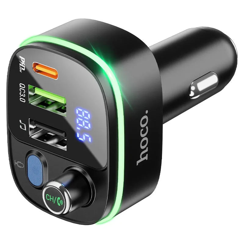 Hoco E62 In-Car 18W and PD Charger Bluetooth FM Transmitter