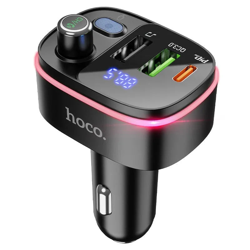 Hoco E62 In-Car 18W and PD Charger Bluetooth FM Transmitter