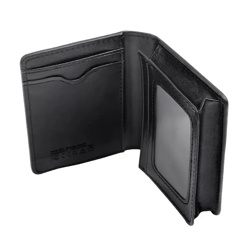 Hoco E91F Tiger Smart Anti-Lost Card Wallet Wireless Charging Black