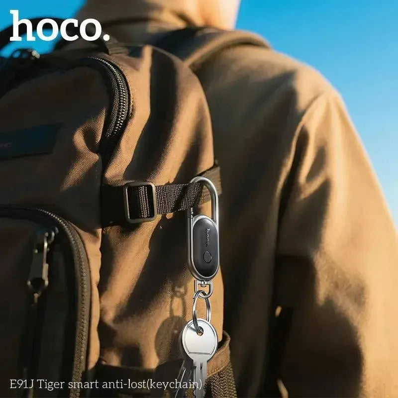 Hoco E91J Tiger Smart Anti-Lost Keychain Black
