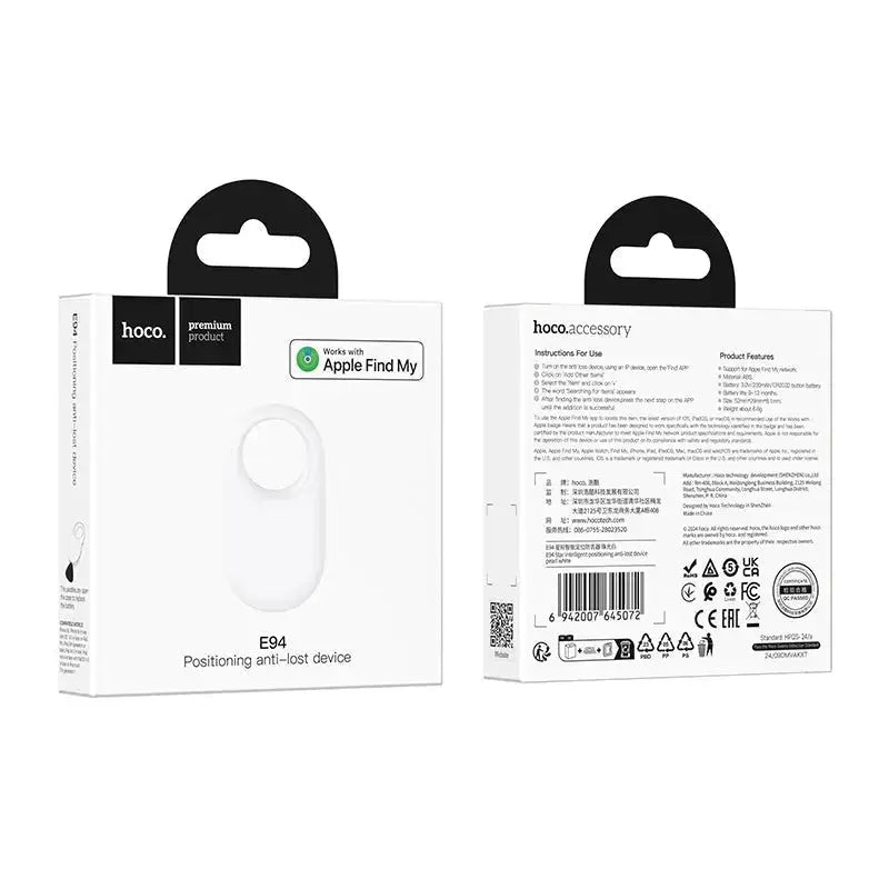 Hoco E94 Star Intelligent Positioning Anti-Lost Device White