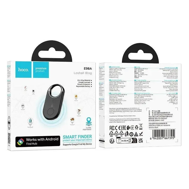 Hoco E98A Starry GOOG Hook Anti-Lost Device Black