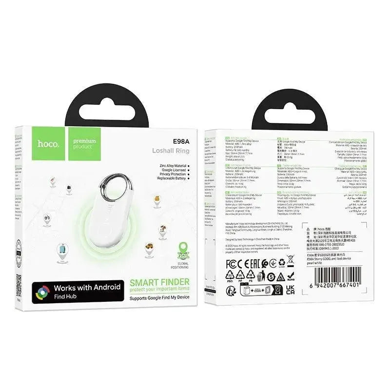 Hoco E98A Starry GOOG Hook Anti-Lost Device White