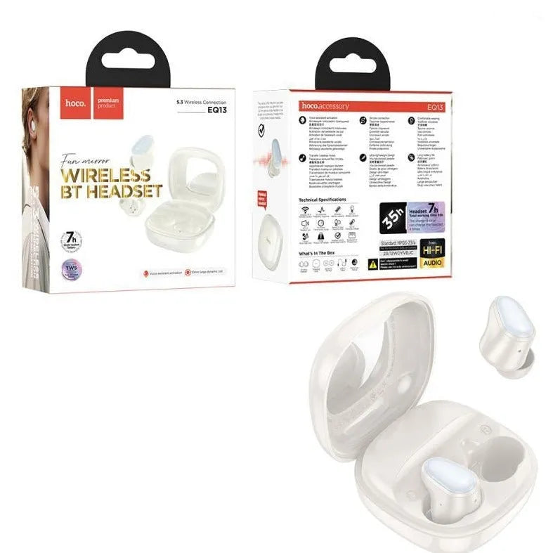 Hoco EQ13 Sports TWS Bluetooth Earbuds White