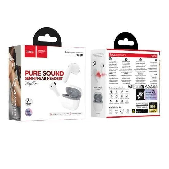 Hoco EQ28 Bird True Wireless Bt Headset White Star