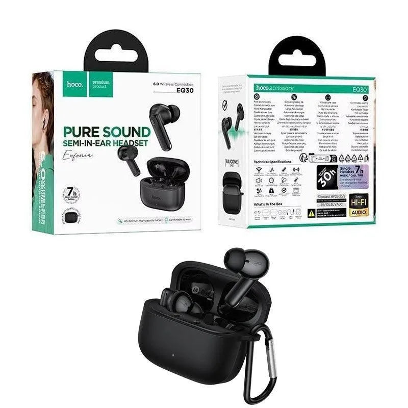 Hoco EQ30 Eufonia HiFi True Wireless BT6.0 Headset Black