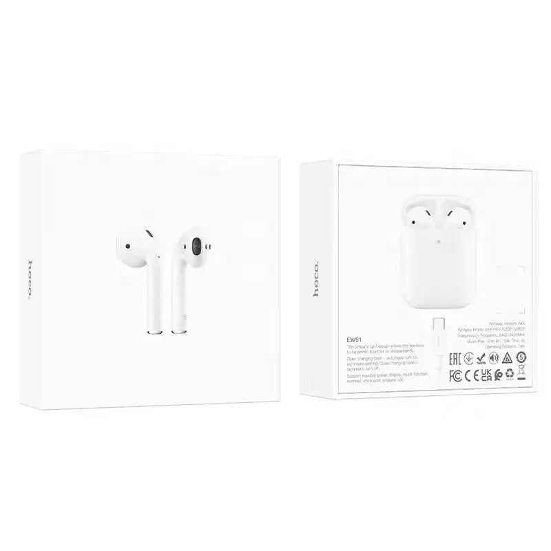 Hoco EW91 True Wireless 2nd Gen BT Stereo Headset White