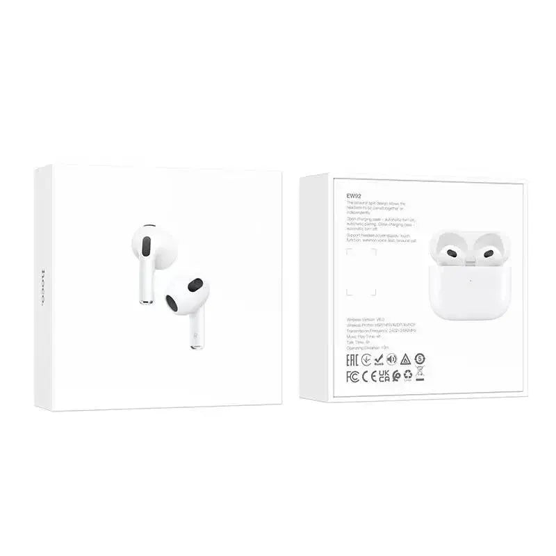 Hoco EW92 True Wireless BT Stereo Headset White