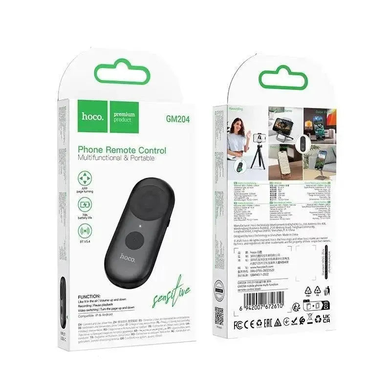 Hoco GM204 Mobile Phone Multi-Function Remote Control Black