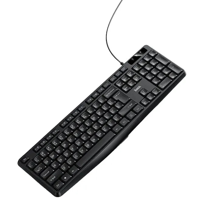 Hoco GM60 Cool Wired Profesional Office Keyboard Black