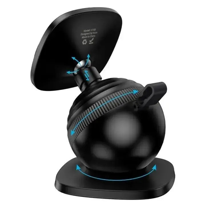 Hoco H103 Daisy Magnetic Ring Car Holder Center Console Black