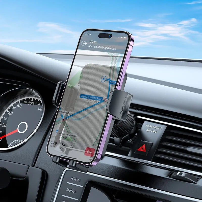 Hoco H36 Cheetah AirVent Hook Universal Car Holder Black