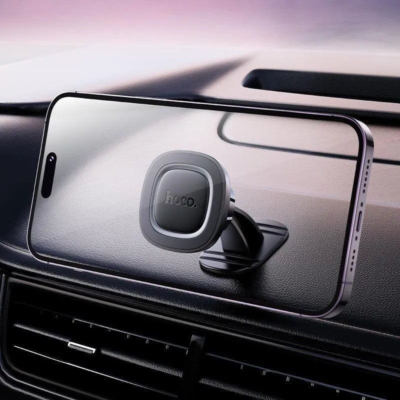 Hoco H73 Dash & Glass Crown Magnetic Car Holder Metal Gray