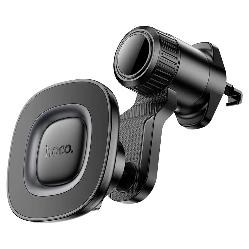 Hoco H74 Knob - Style Clamping Magnetic Air Vent Car Holder Black