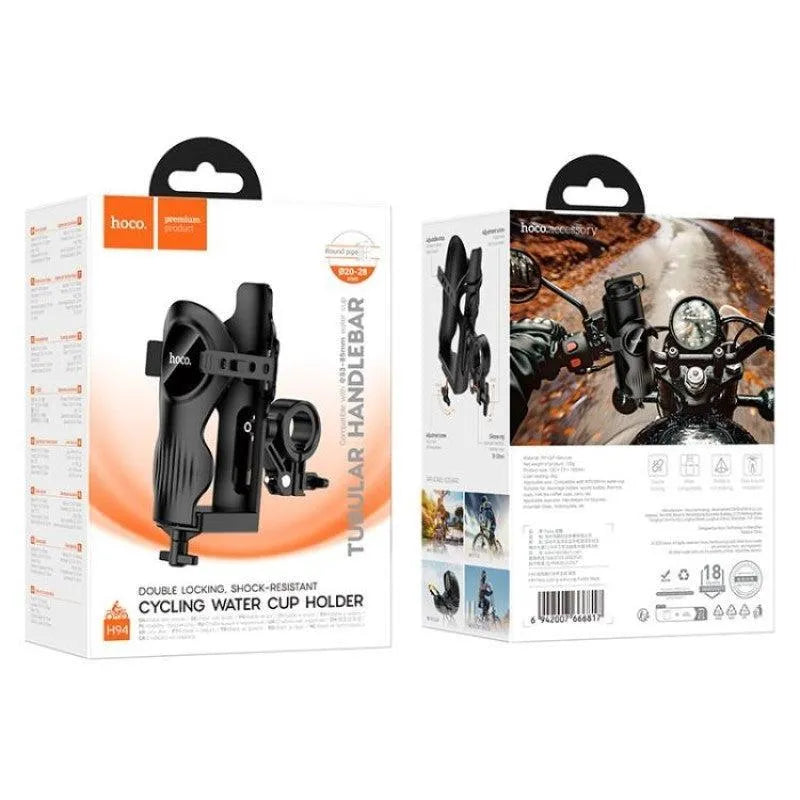 Hoco H94 Feliz Cycling Water Cup Holder Black