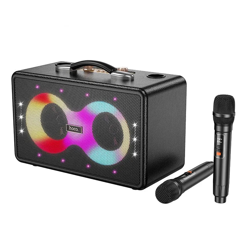 Hoco HA8 Ave Wireless Dual-Mic Karaoke Outdoor BT Speaker Black