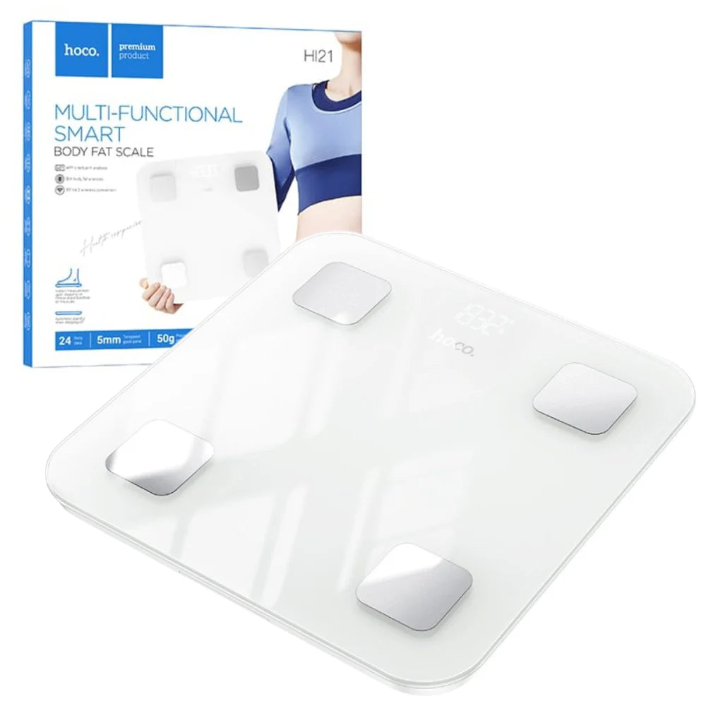 Hoco HI21 Smart Body Weight Scale 180KG White
