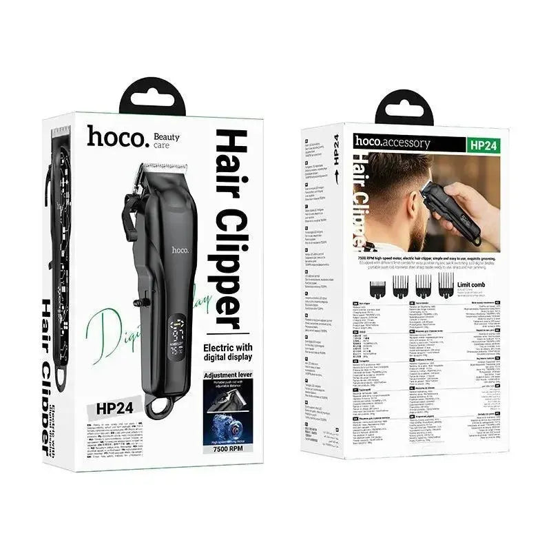 Hoco HP24 Electric Digital Display Hair Clipper Black