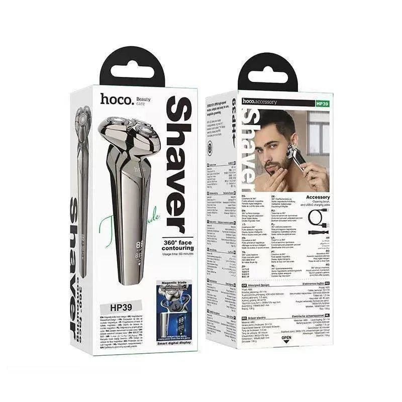 Hoco HP39 Three-Blade Portable Electric Shaver Gray