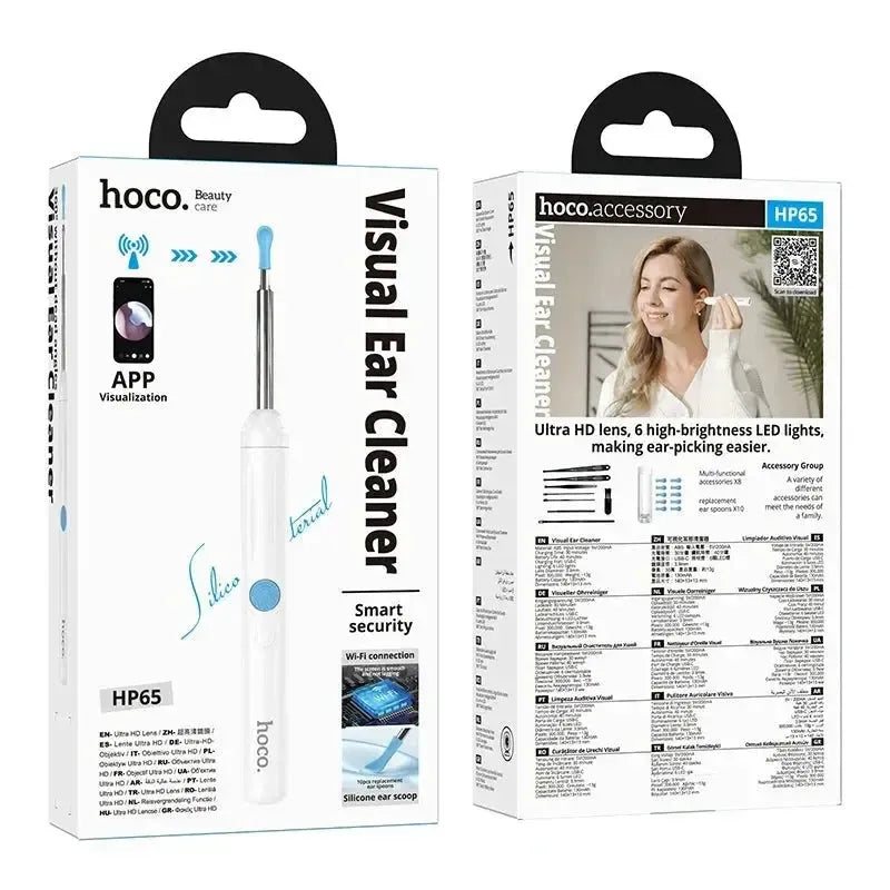 Hoco HP65 Ears Cleaning Tool With Camera White